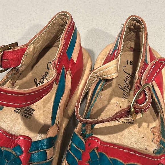 Kids Mexican Huaraches Leather Sandals - Picture 7 of 10